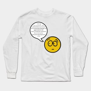 Very Clever Expression Long Sleeve T-Shirt